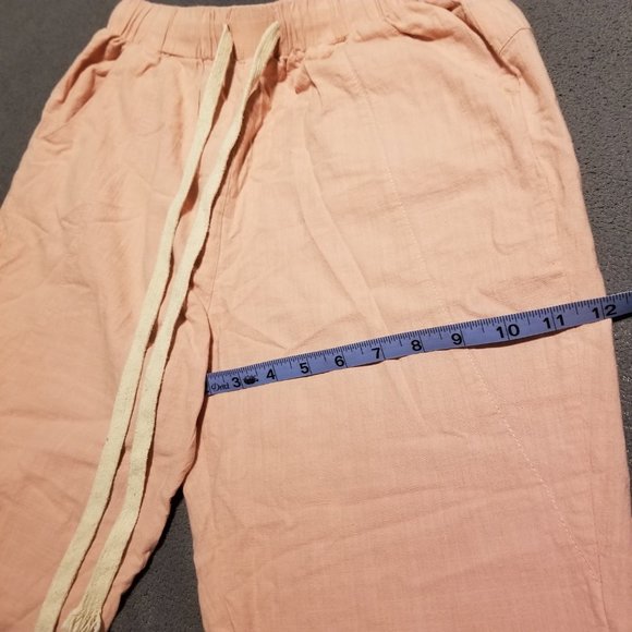 Pink Drawstring Pants With Pockets - Picture 7 of 13